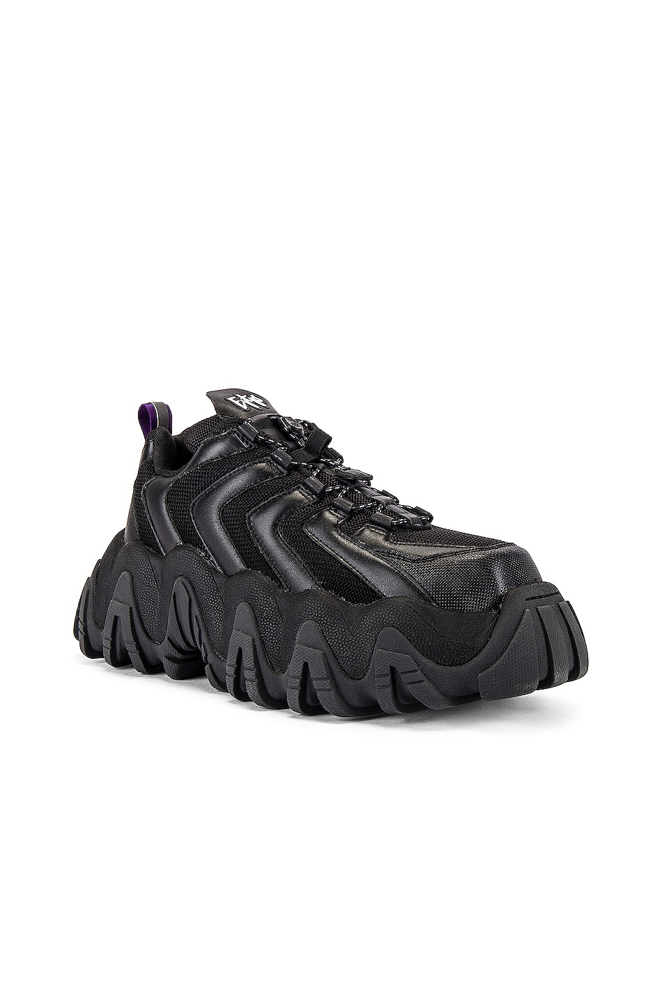Eytys Halo Leather Sneaker in Black | FWRD