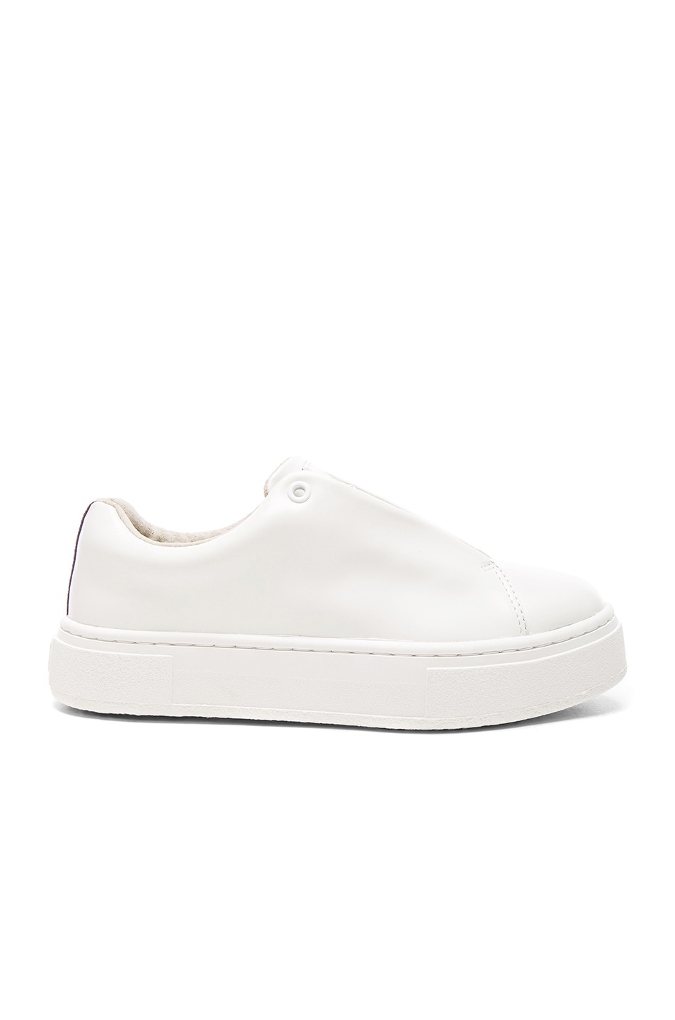 Image 1 of Eytys Leather Doja Sneakers in White
