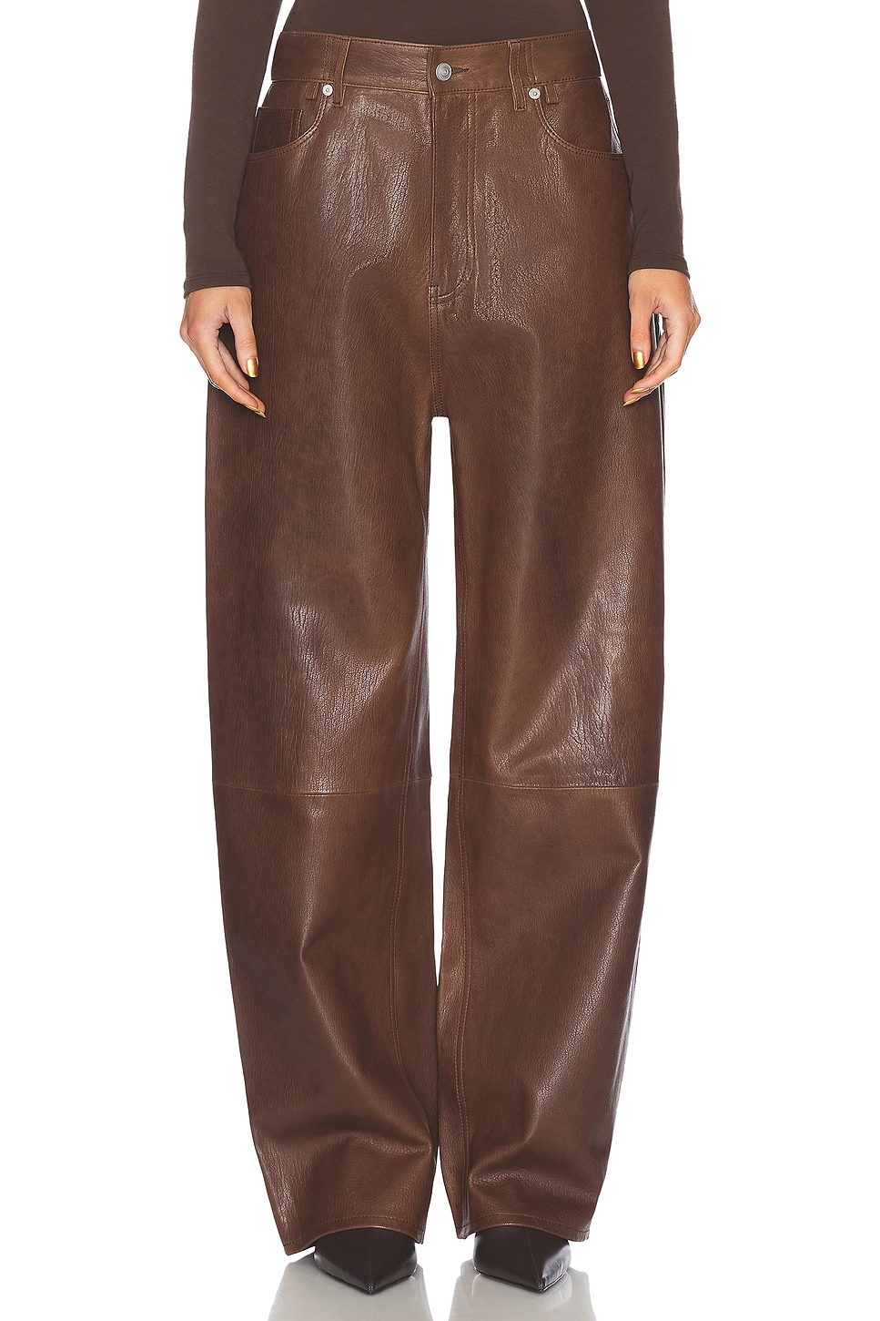 Image 1 of EZR Baggy Pant in Brown