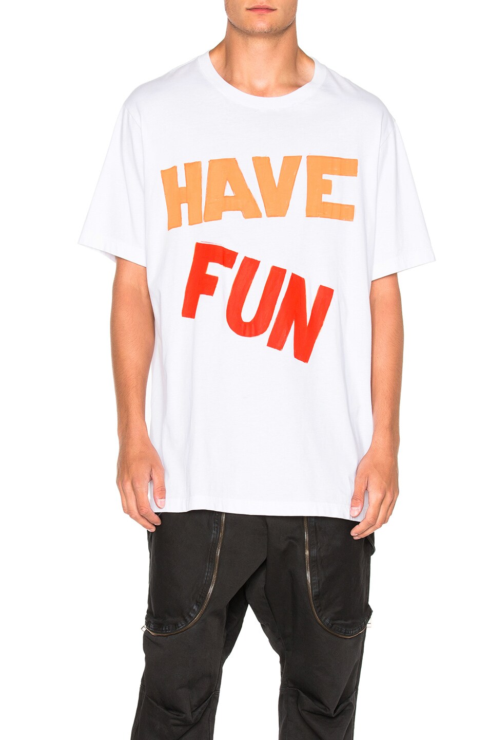 Image 1 of Faith Connexion Have Fun Over Tee in White