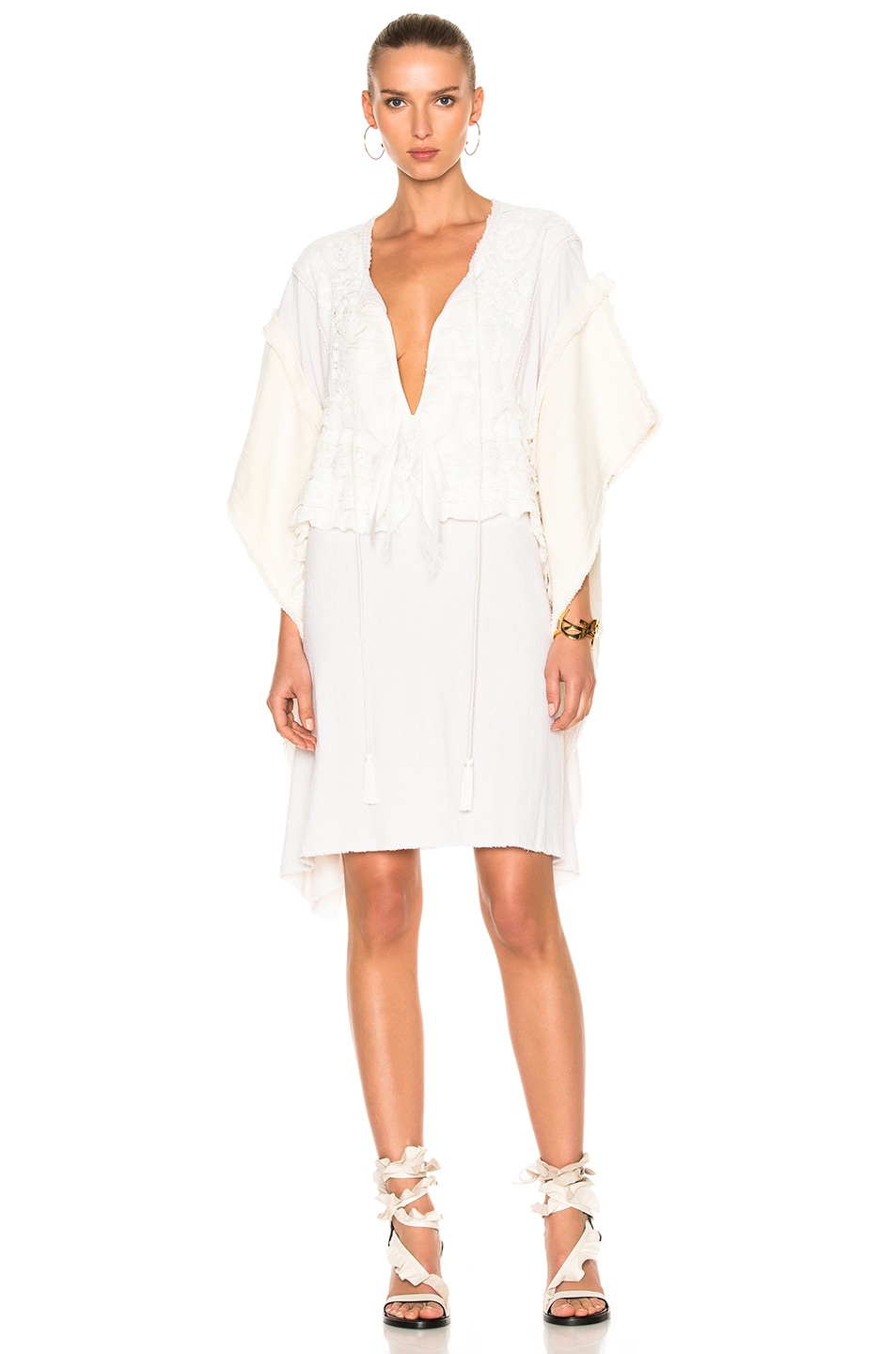 Image 1 of Faith Connexion Lace Dress in White