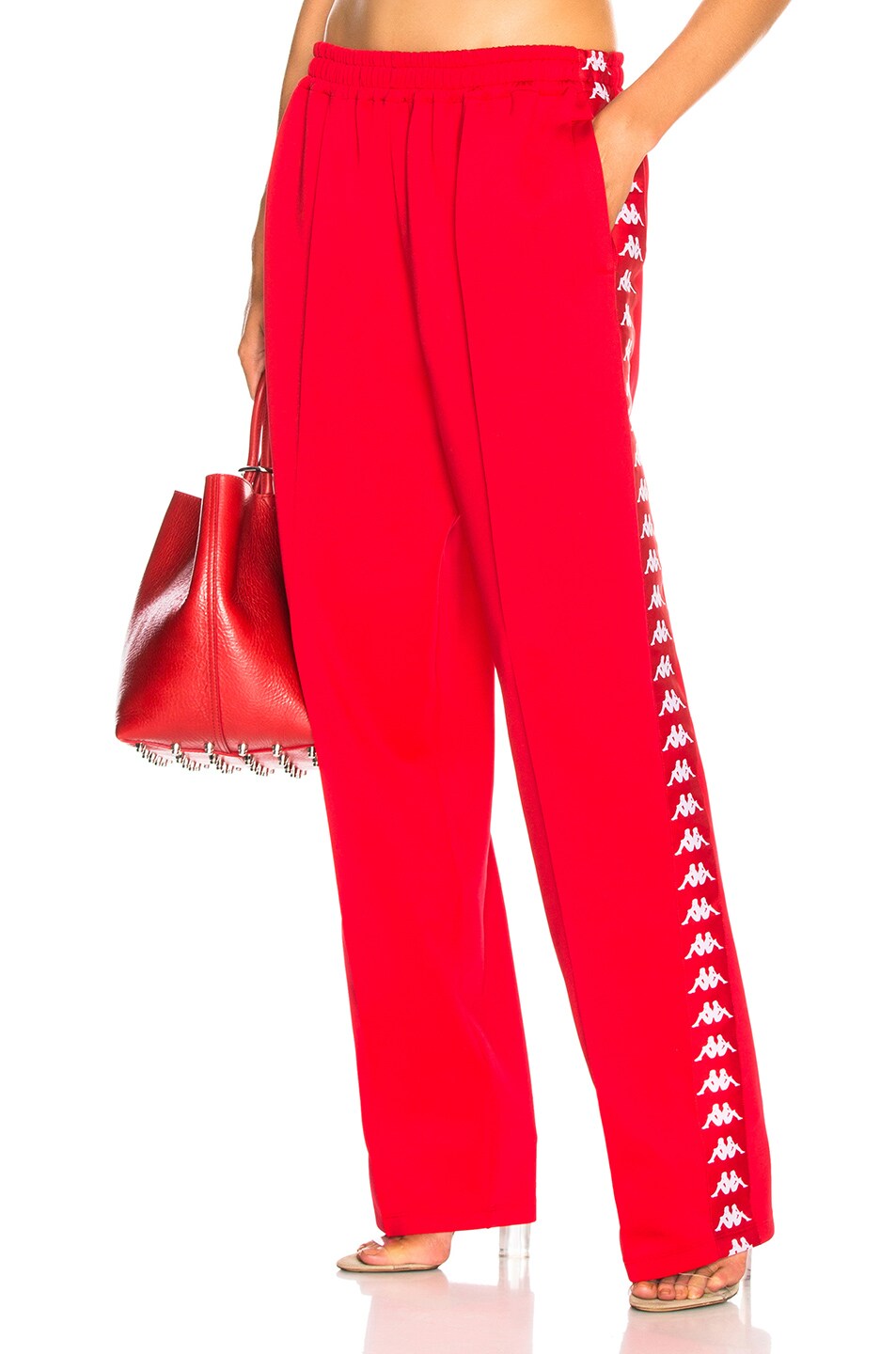 Image 1 of Faith Connexion Kappa Bag Pant in Red