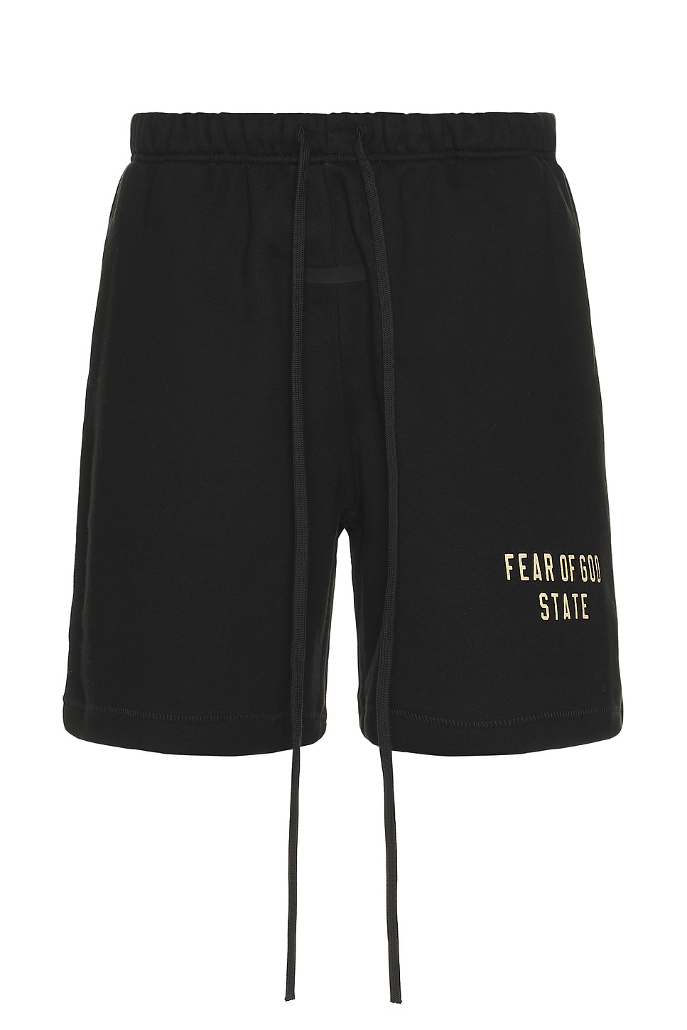 Shop Essentials Fleece Soccer Short In Black