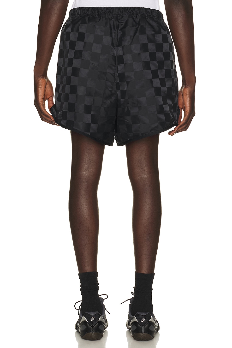Essentials Checkered Gym Short In Multi