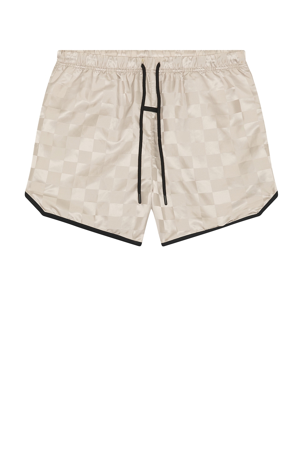 Essentials Checkered Gym Short In Red