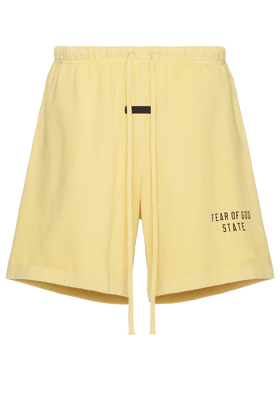 Heavy Jersey Soccer Short in Yellow