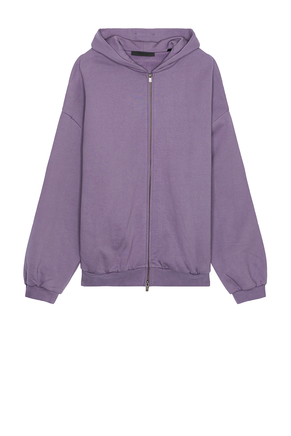 Shop Essentials Heavy Fleece Fullzip Hoodie In Lavender