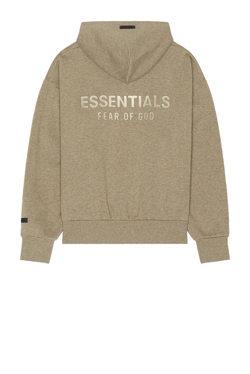 Image 1 of Fear of God ESSENTIALS Classic Fit Fleece Zip Up in Homestead