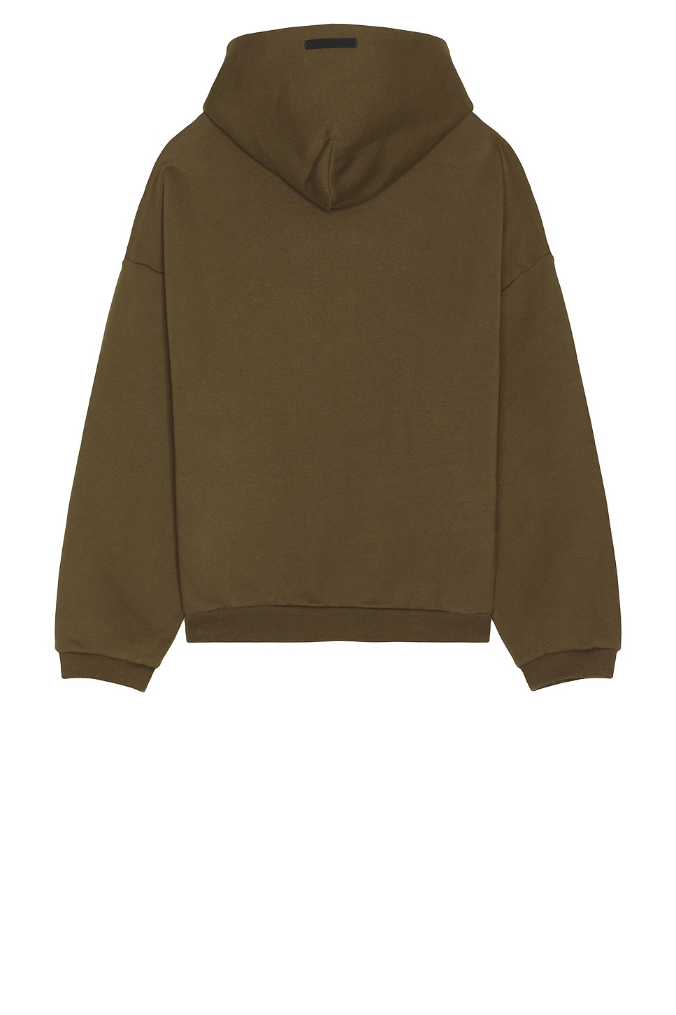 Shop Essentials Fleece Hoodie In Olive