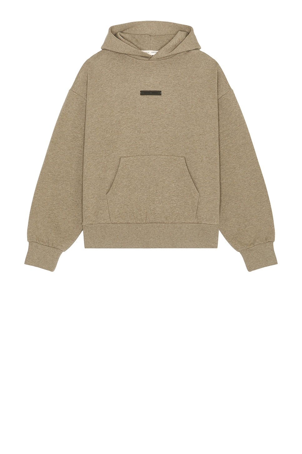 Image 1 of Fear of God ESSENTIALS Classic Fit Fleece Hoodie in Homestead Heather