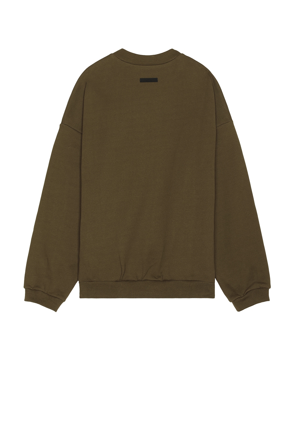 Shop Essentials Fleece Crewneck In Olive