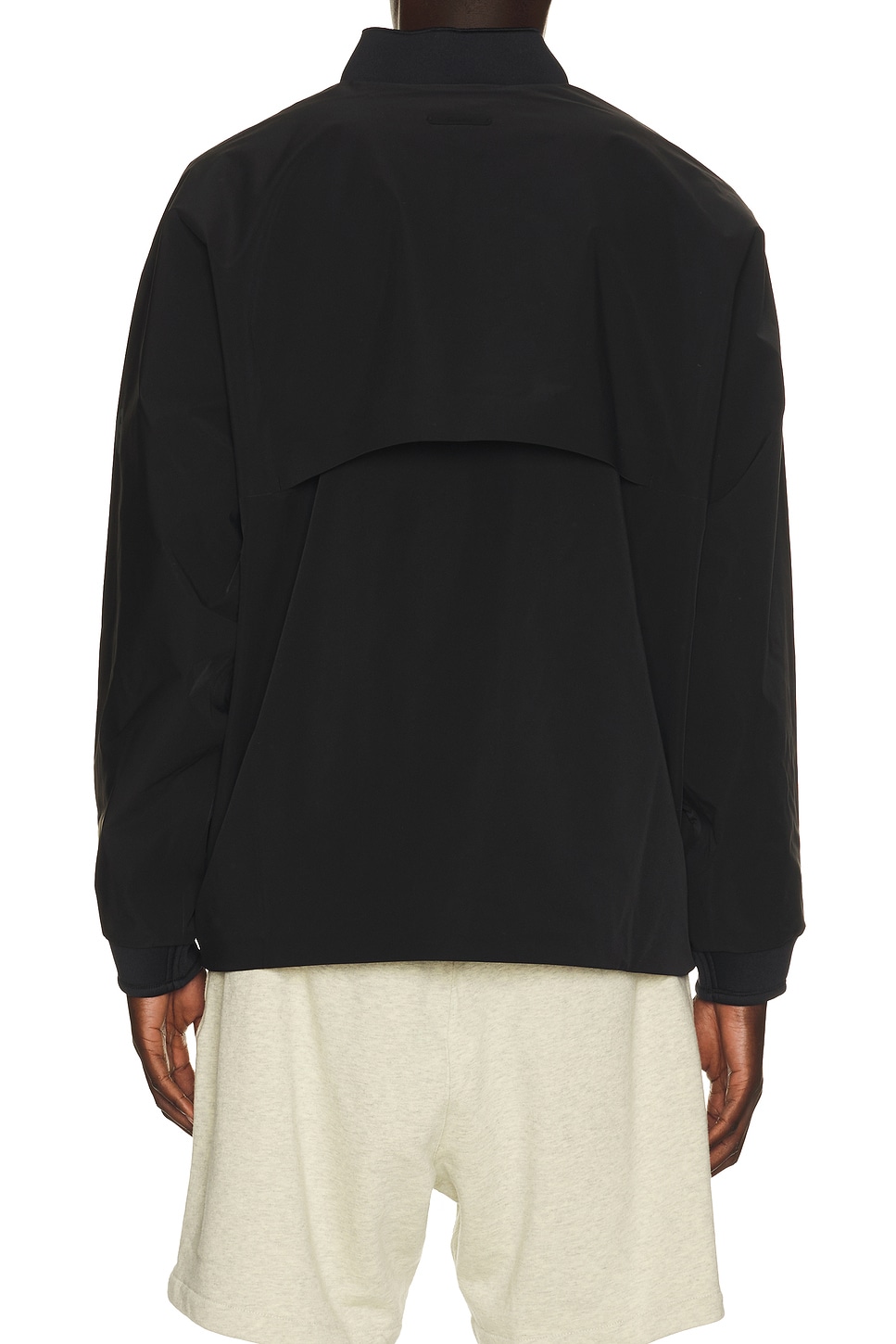 Essentials Half Zip Track Jacket In Black