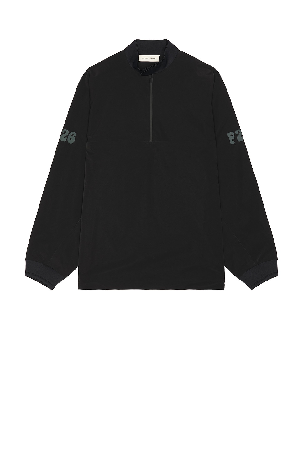 Essentials Half Zip Track Jacket In Black