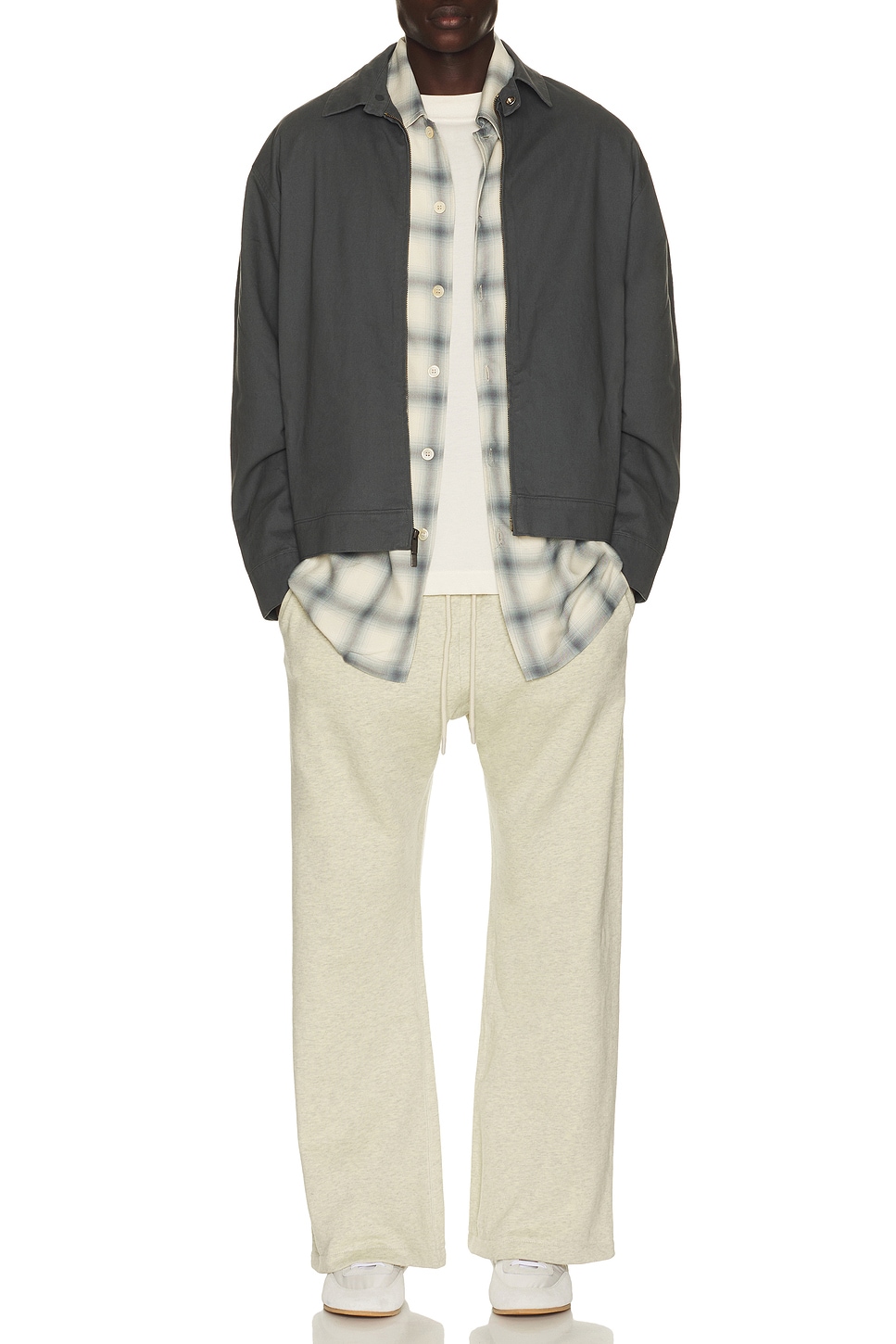 Essentials Work Jacket In Gray