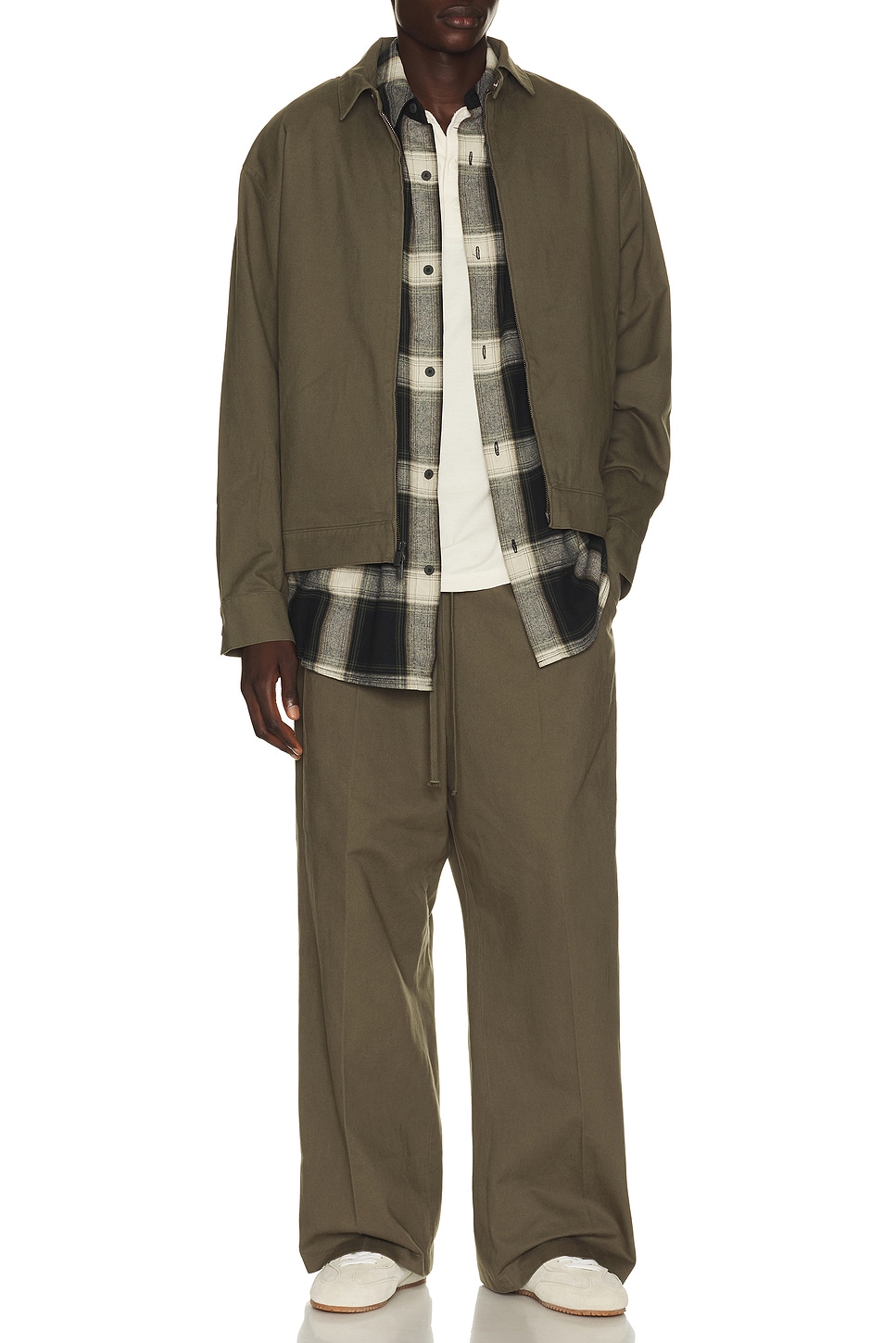 Essentials Work Jacket In Green