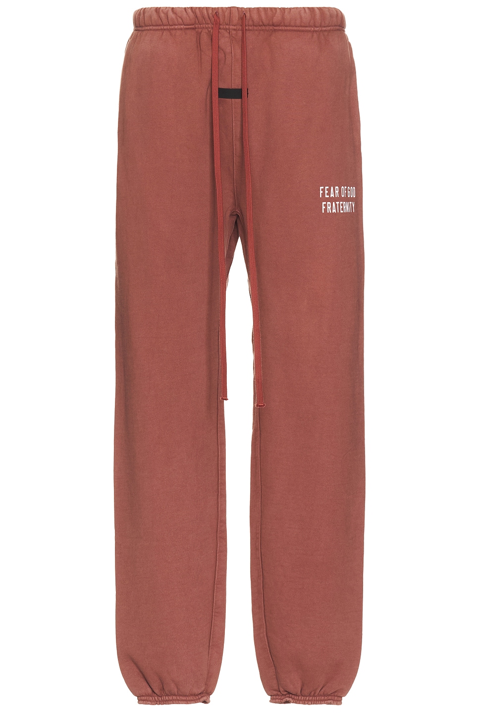 Image 1 of Fear of God ESSENTIALS Heavy Fleece Sweatpant in Crimson