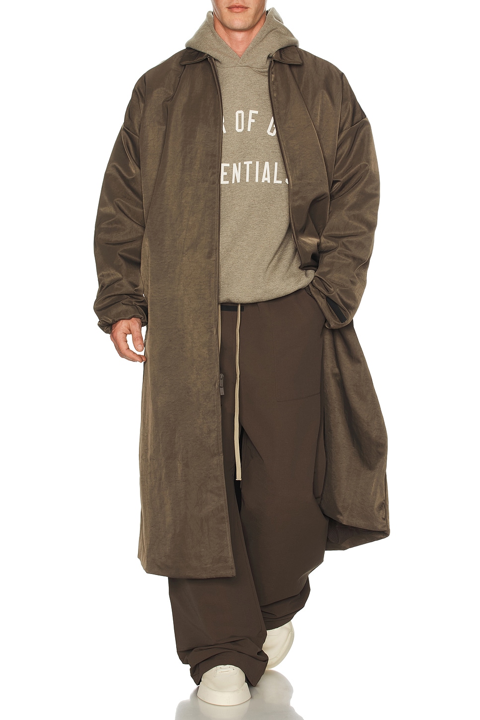 Image 1 of Fear of God ESSENTIALS Military Nylon Utility Pant in Brown