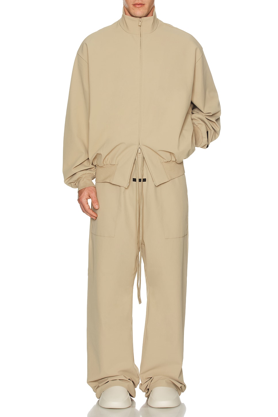 Image 1 of Fear of God ESSENTIALS Bonded Nylon Utility Pant in Desert Sand