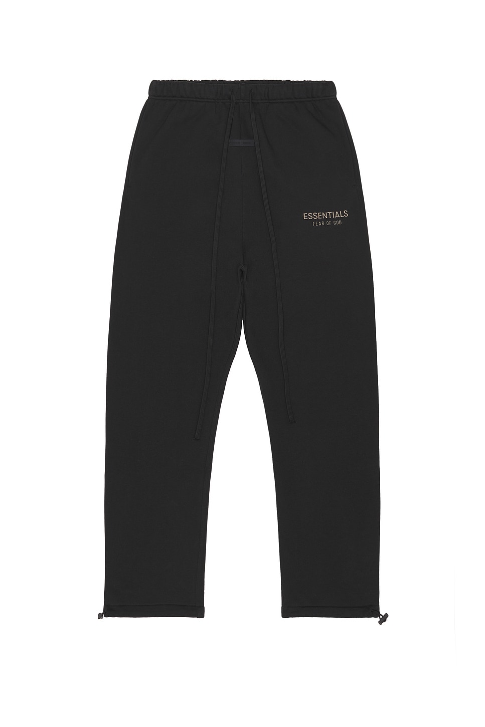 Image 1 of Fear of God ESSENTIALS Relaxed Fleece Sweatpant in Jet Black