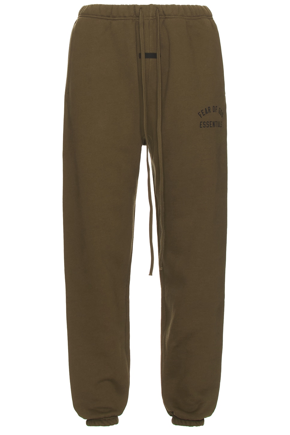 Image 1 of Fear of God ESSENTIALS Fleece Essential Sweatpant in Olive