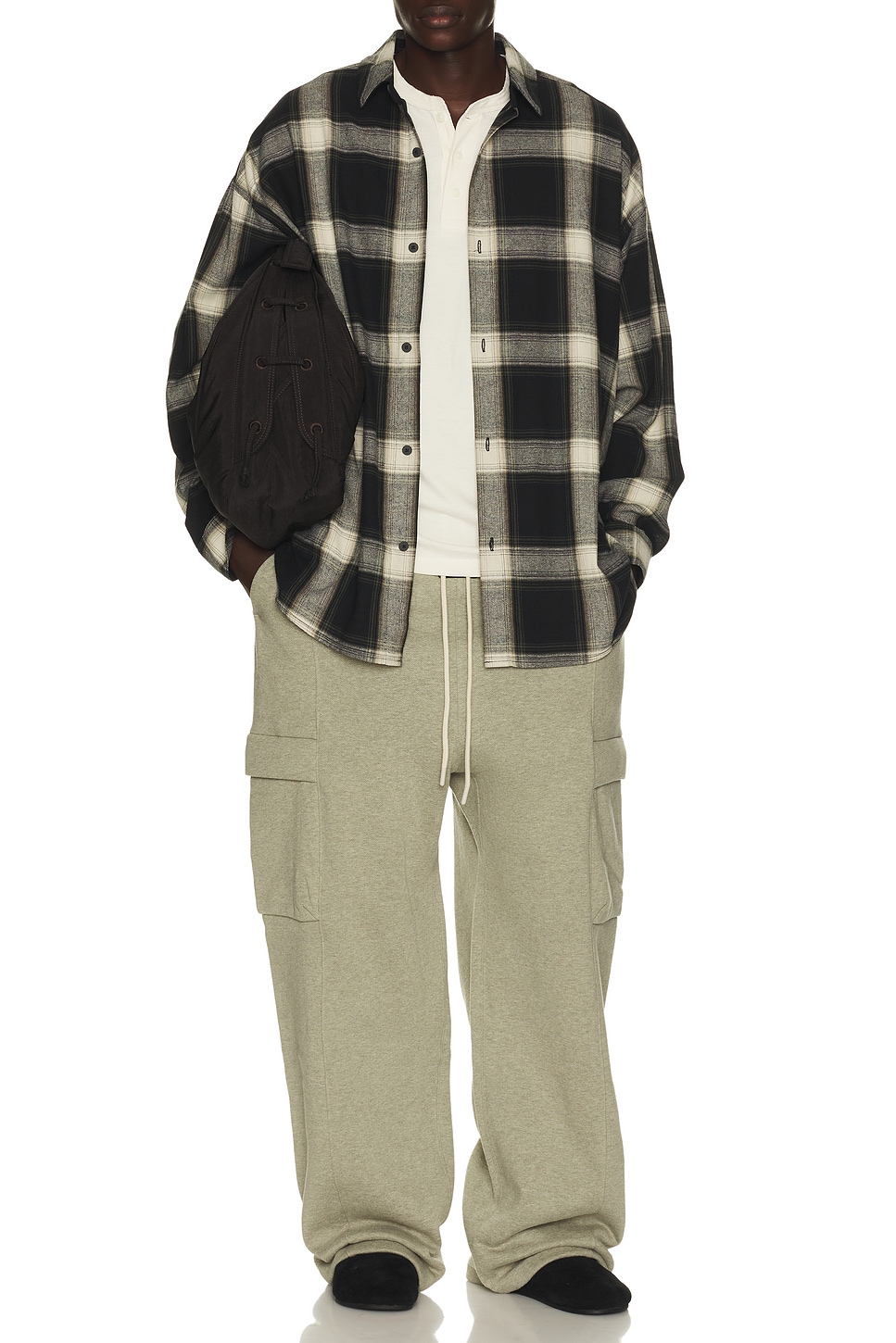 Essentials Drawstring Sweatpants In Gray