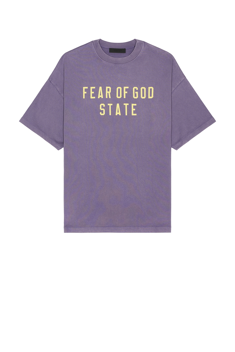 Heavy Crewneck Tee in Purple