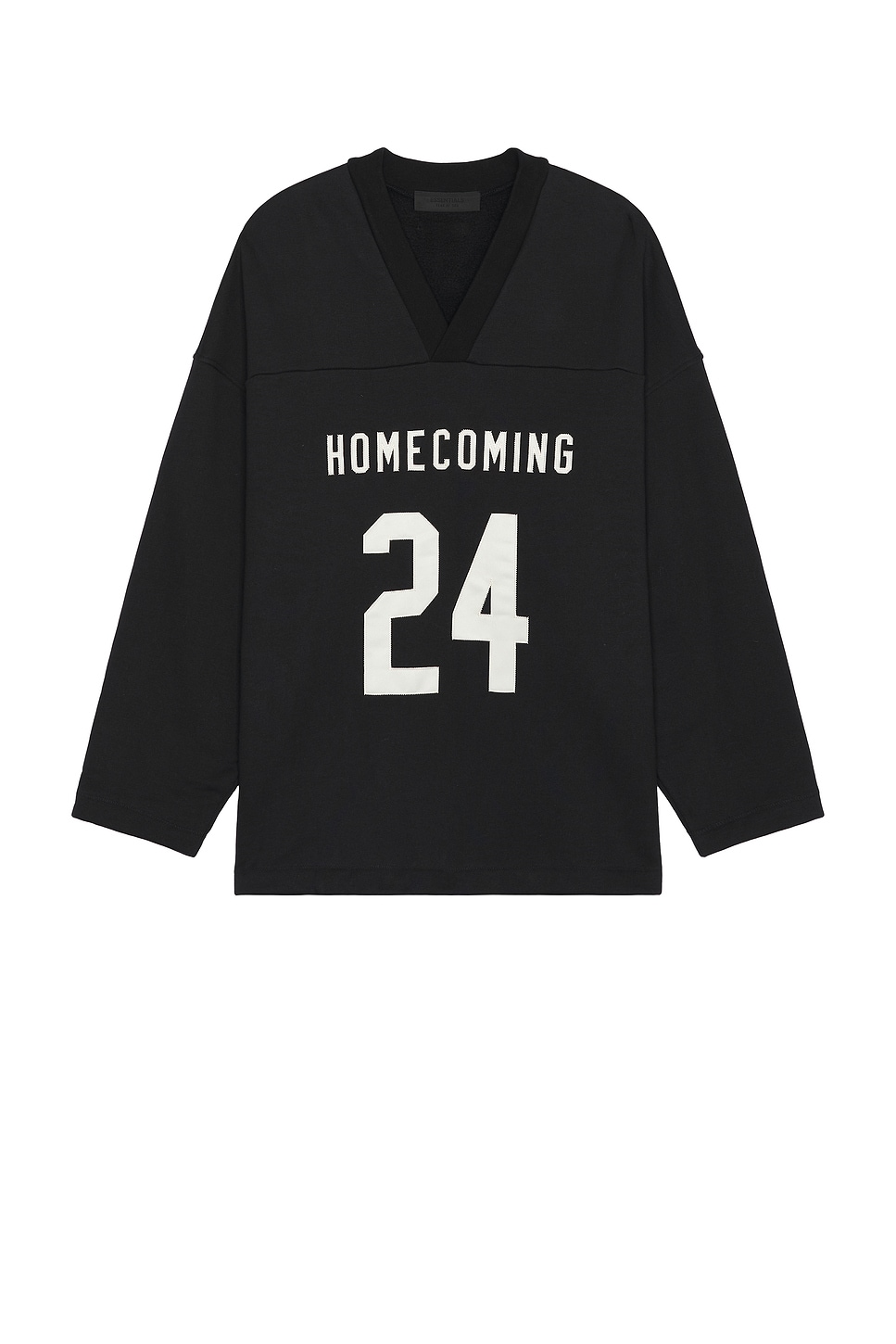 Heavy Fleece Hockey Jersey in Black