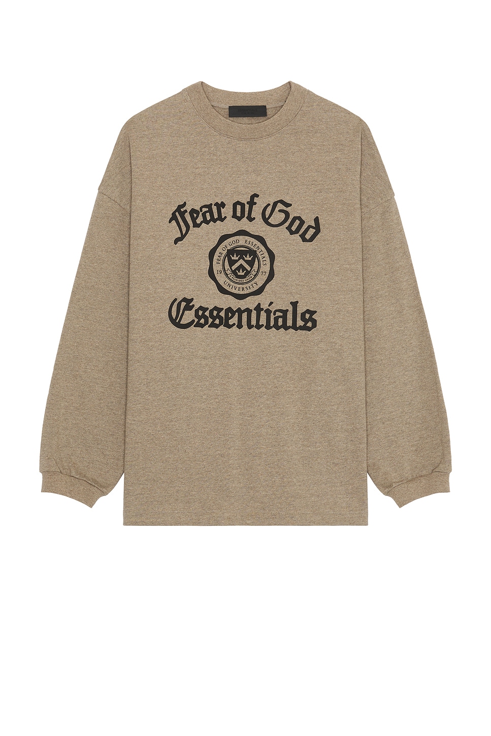 Heavy Long Sleeve Tee in Taupe