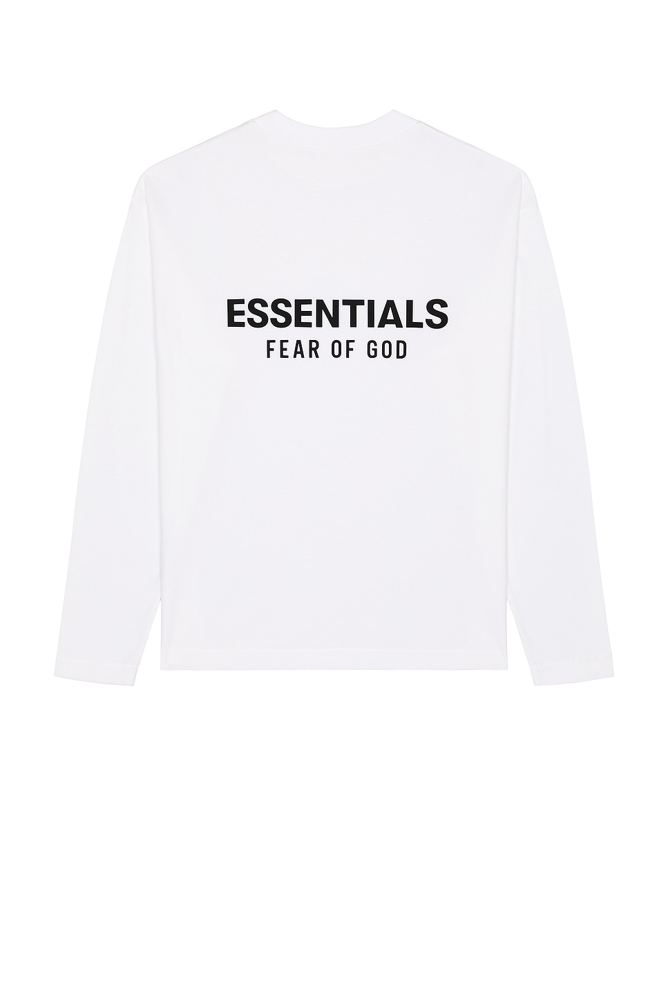 Classic Fit Long Sleeve Tee in White