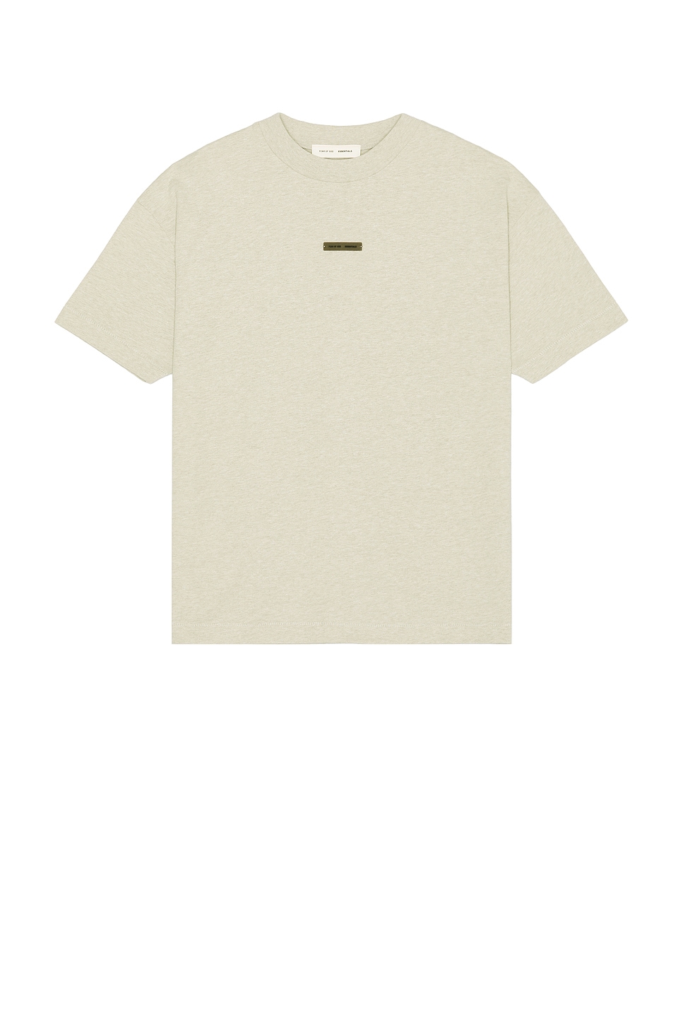Image 1 of Fear of God ESSENTIALS Classic Fit T-Shirt in Heather Stone