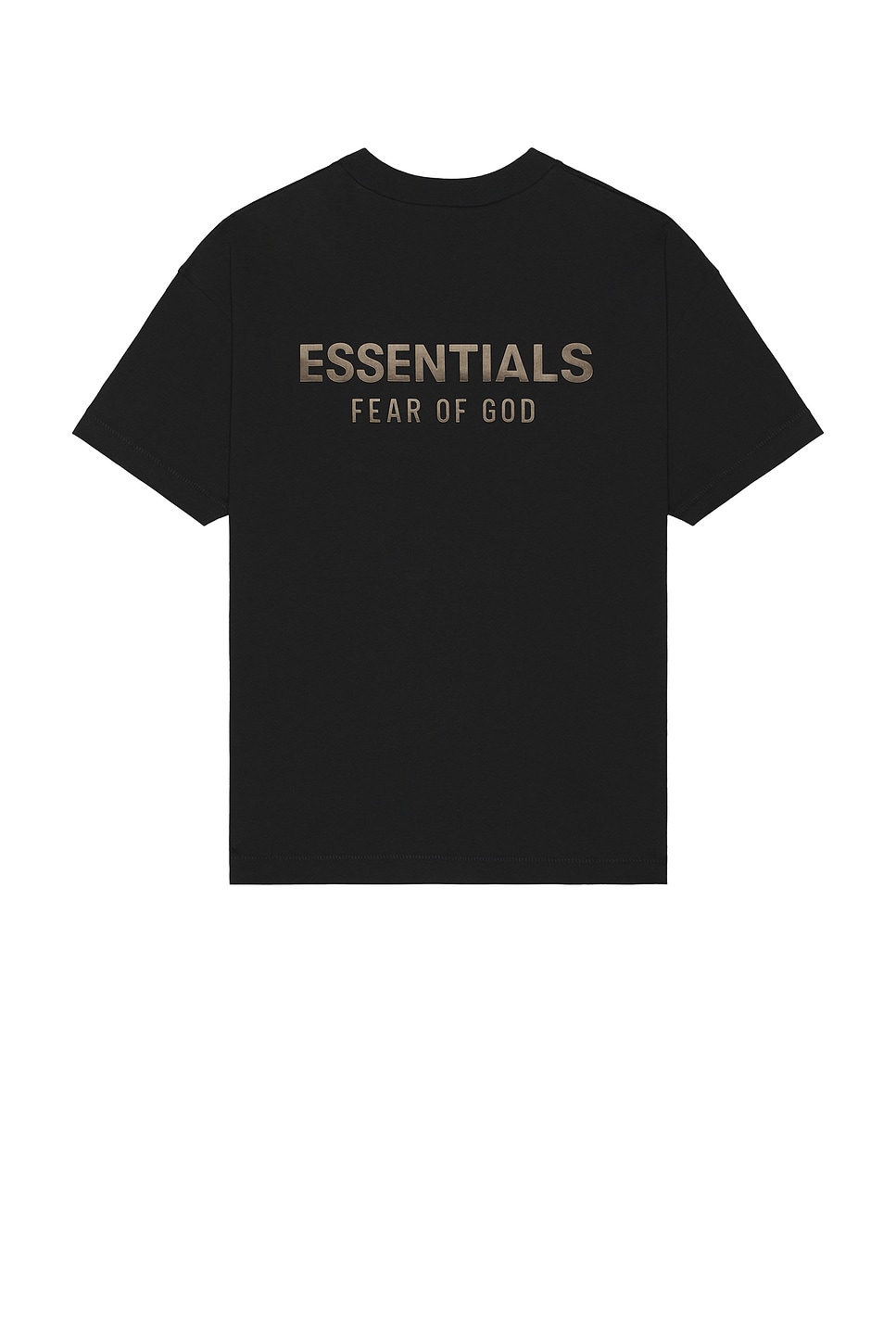 Image 1 of Fear of God ESSENTIALS Classic Fit T-Shirt in Jet Black