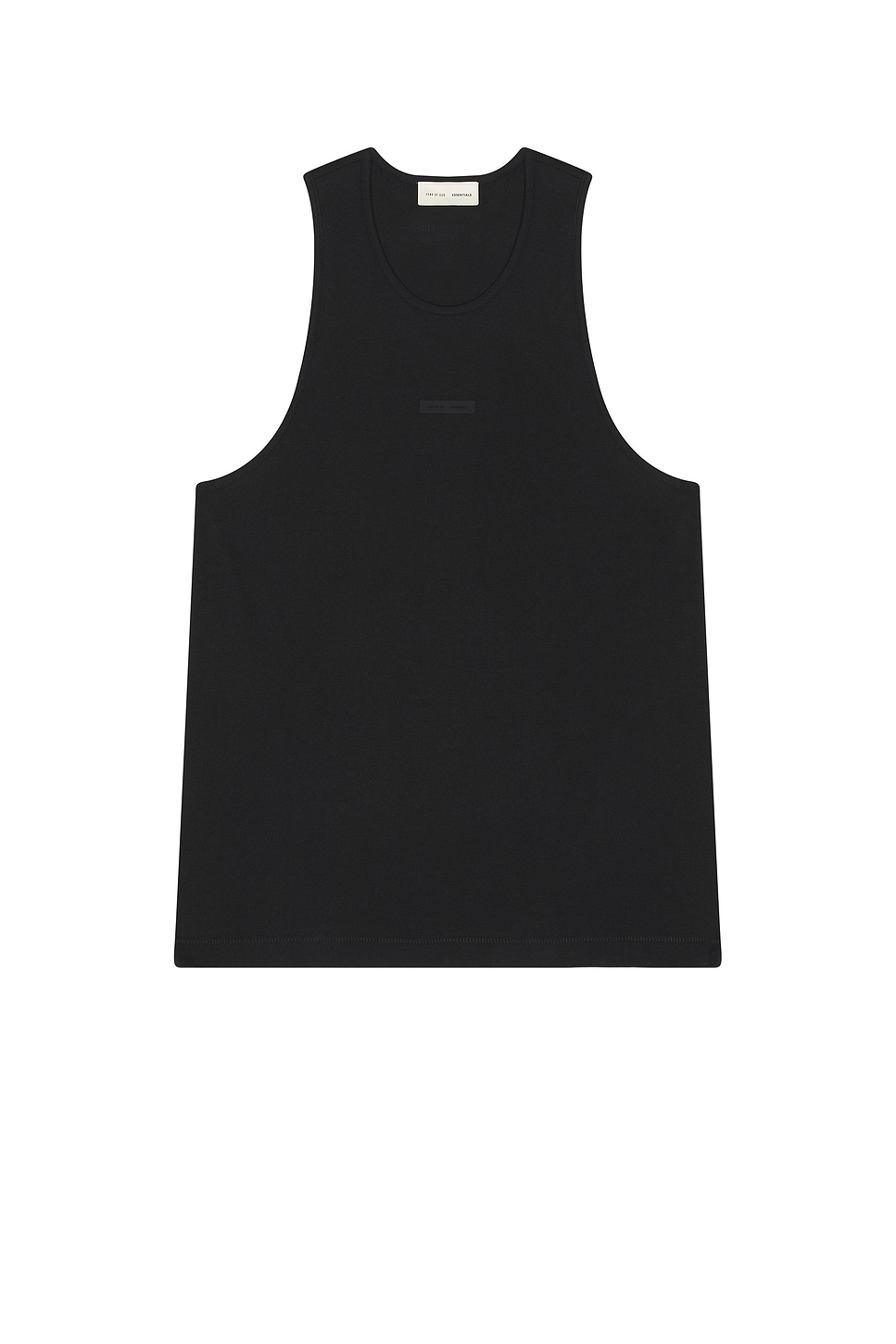 Image 1 of Fear of God ESSENTIALS Vintage Fit Tank in Jet Black
