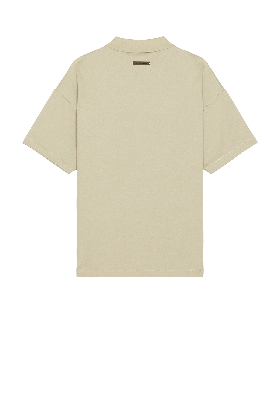 Image 2 of Fear of God ESSENTIALS 90s Fit Pique Polo in Abbey Stone