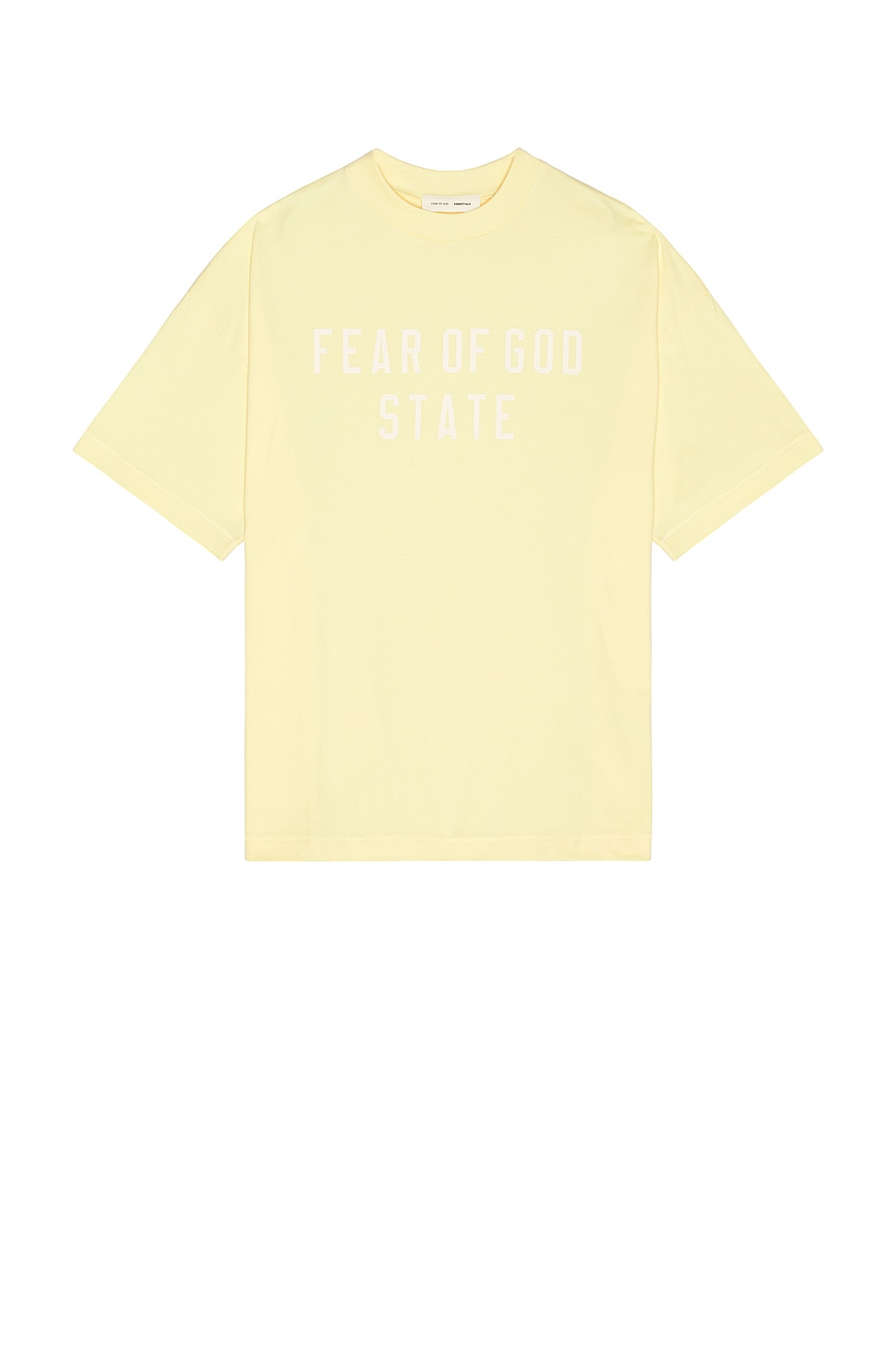 Image 1 of Fear of God ESSENTIALS 90S Fit T-Shirt in Garden Yellow