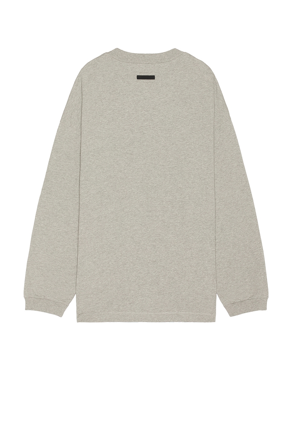 Shop Essentials Jersey Long Sleeve Tee In Dark Heather