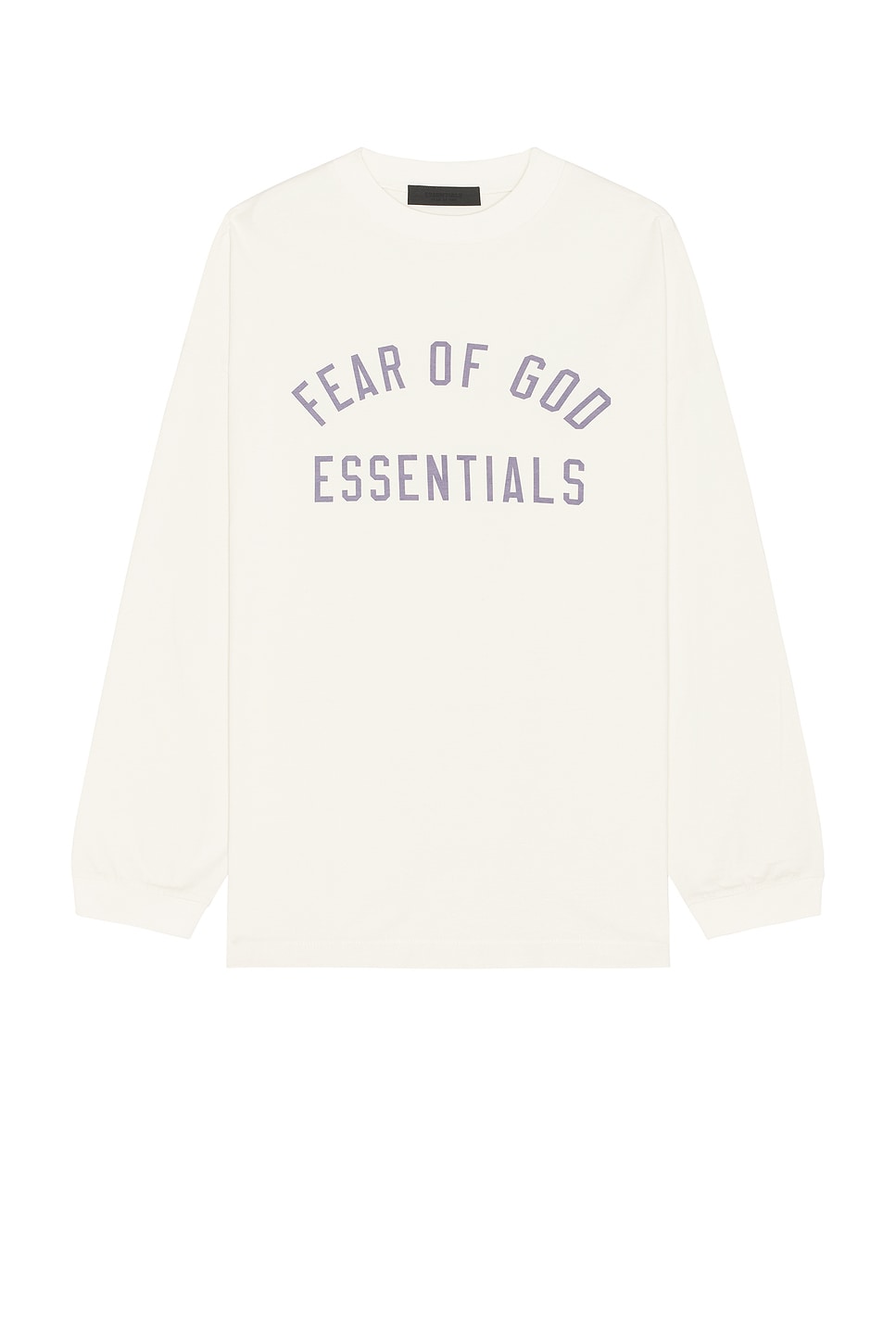 Shop Essentials Jersey Long Sleeve Tee In Shell