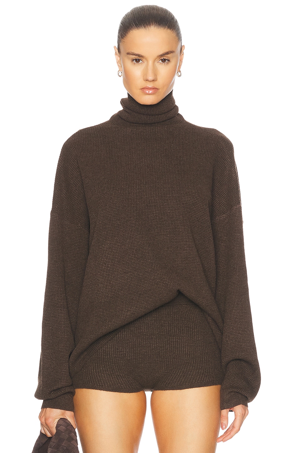 Turtleneck Sweater in Brown