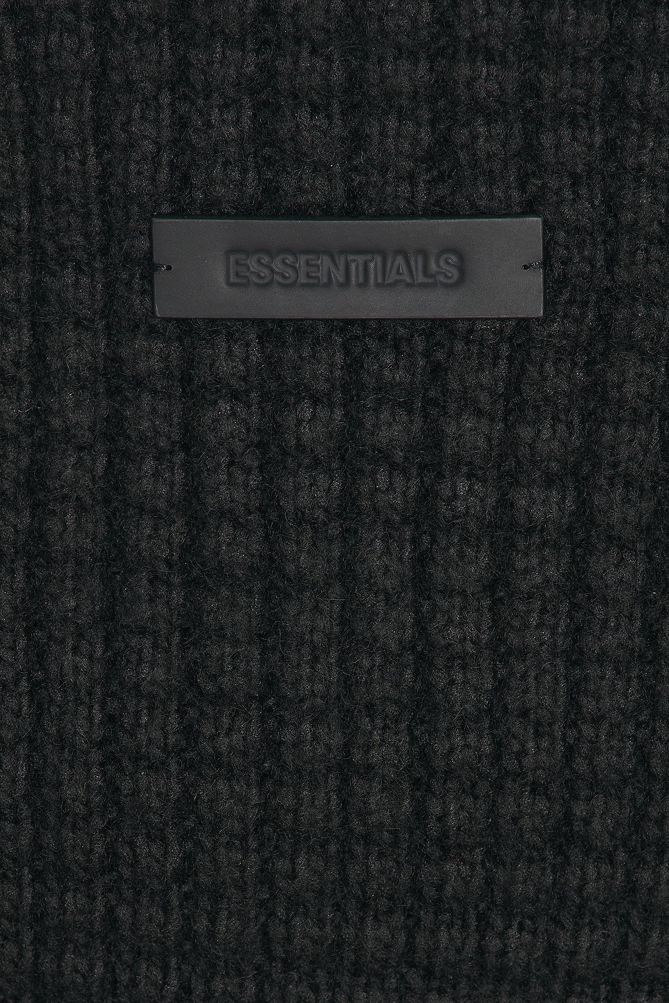 Image 5 of Fear of God ESSENTIALS Cropped Turtleneck Sweater in Black