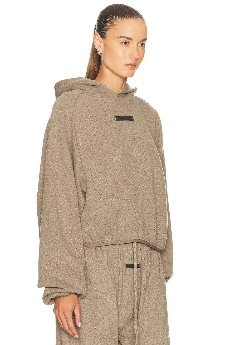 Essentials Fleece Modern Fit Hoodie In Black