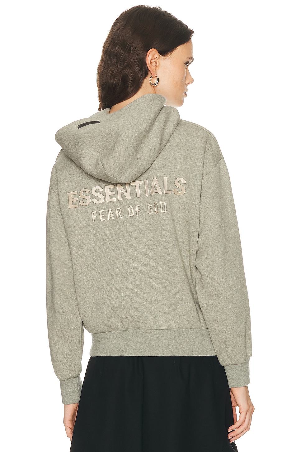 Essentials Fleece Classic Fit Hoodie In Green