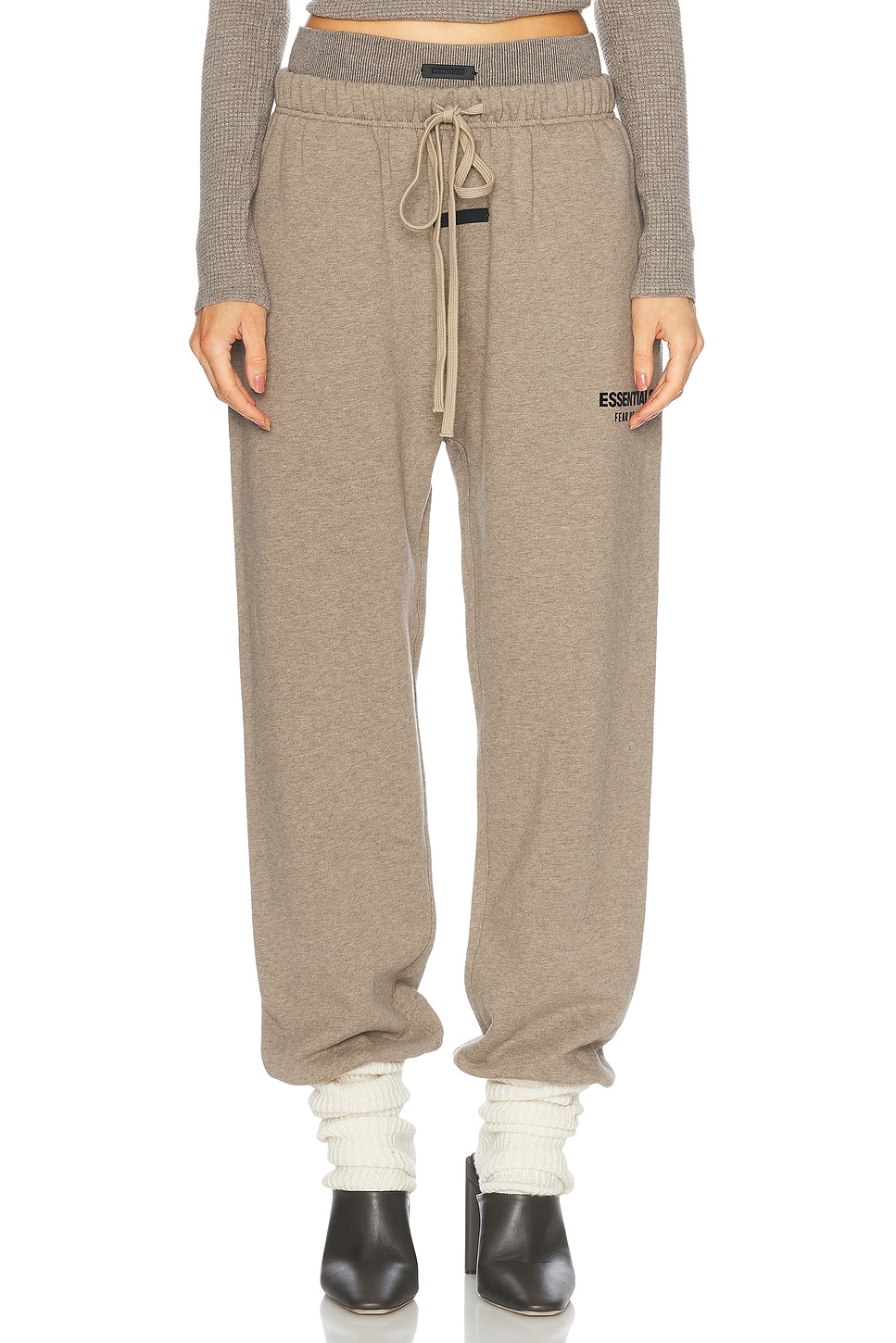 Fleece Jogger in Grey