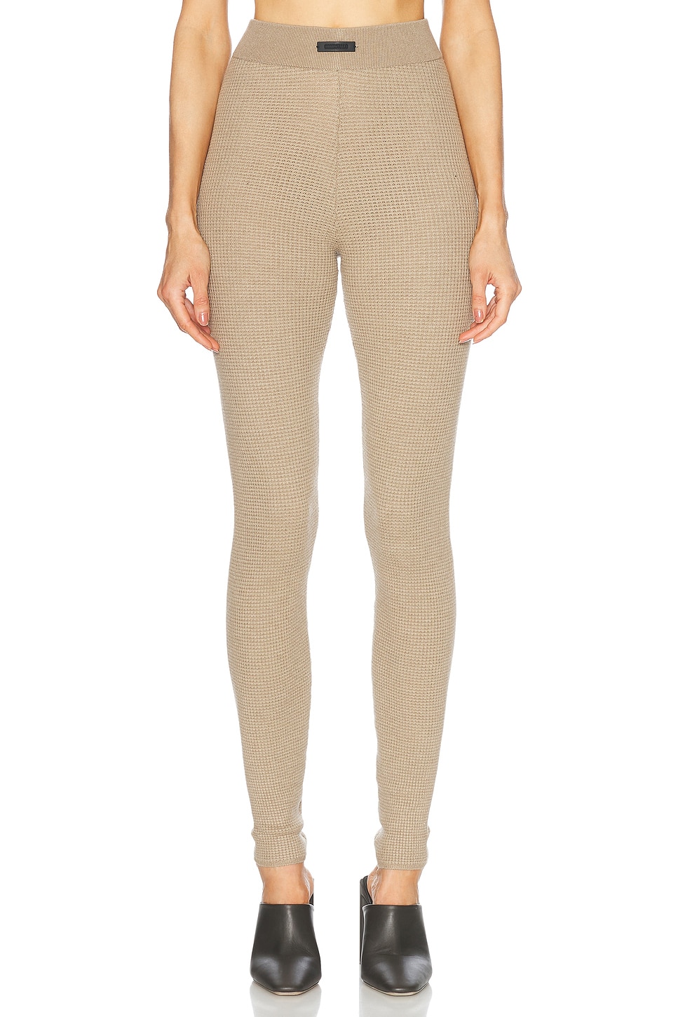 Waffle Legging in Beige