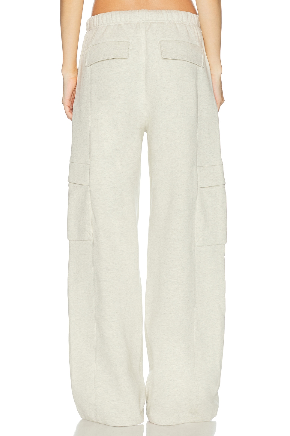 Essentials Cargo Relaxed Sweatpant In Vanilla Heather