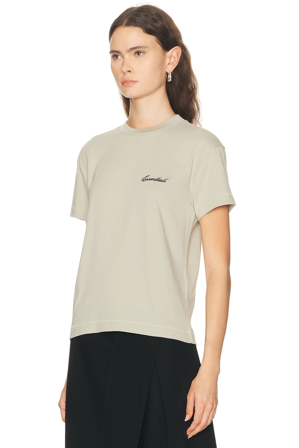 Essentials Classic Fit Tee In Gray