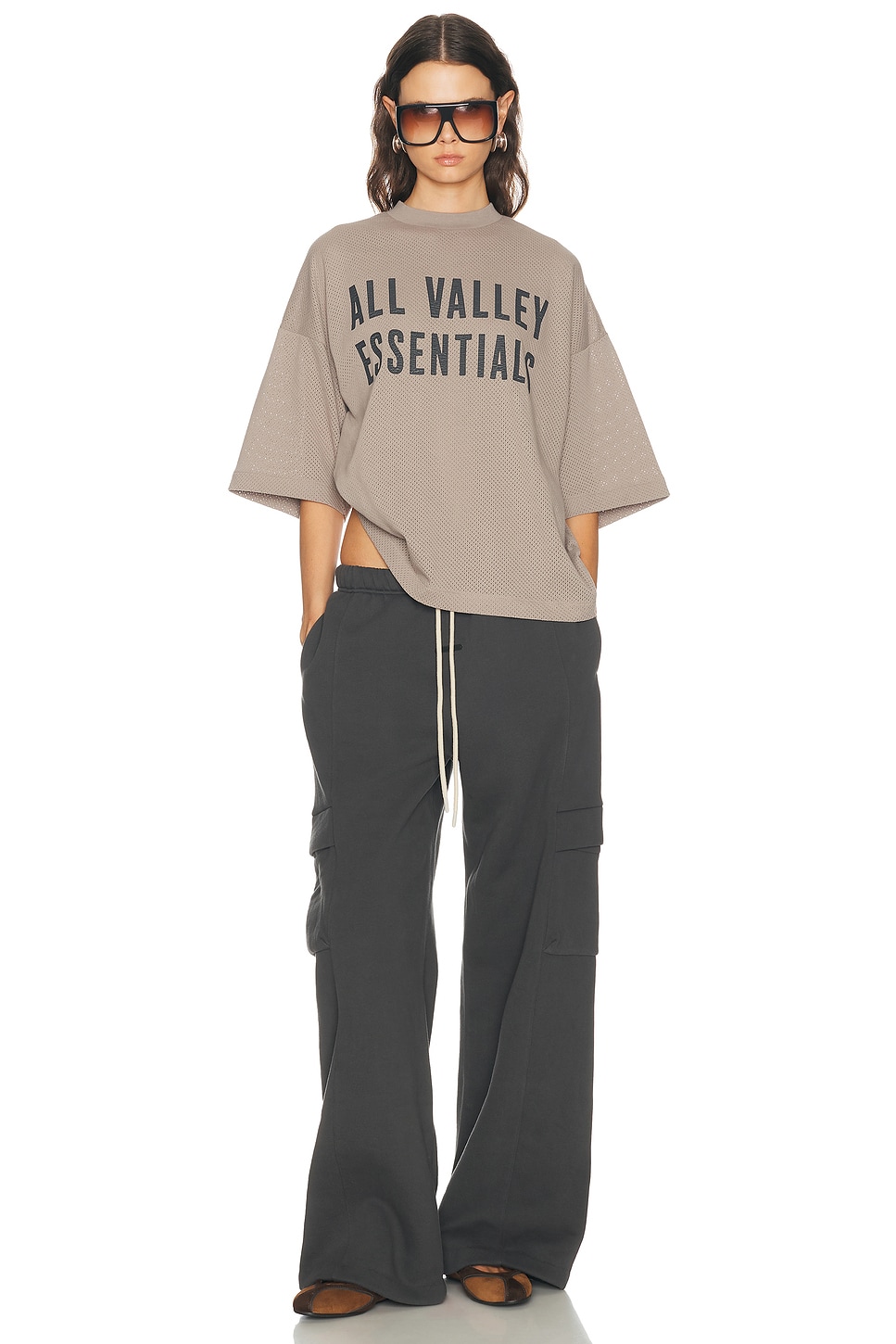 Essentials Merch Tee In Seal