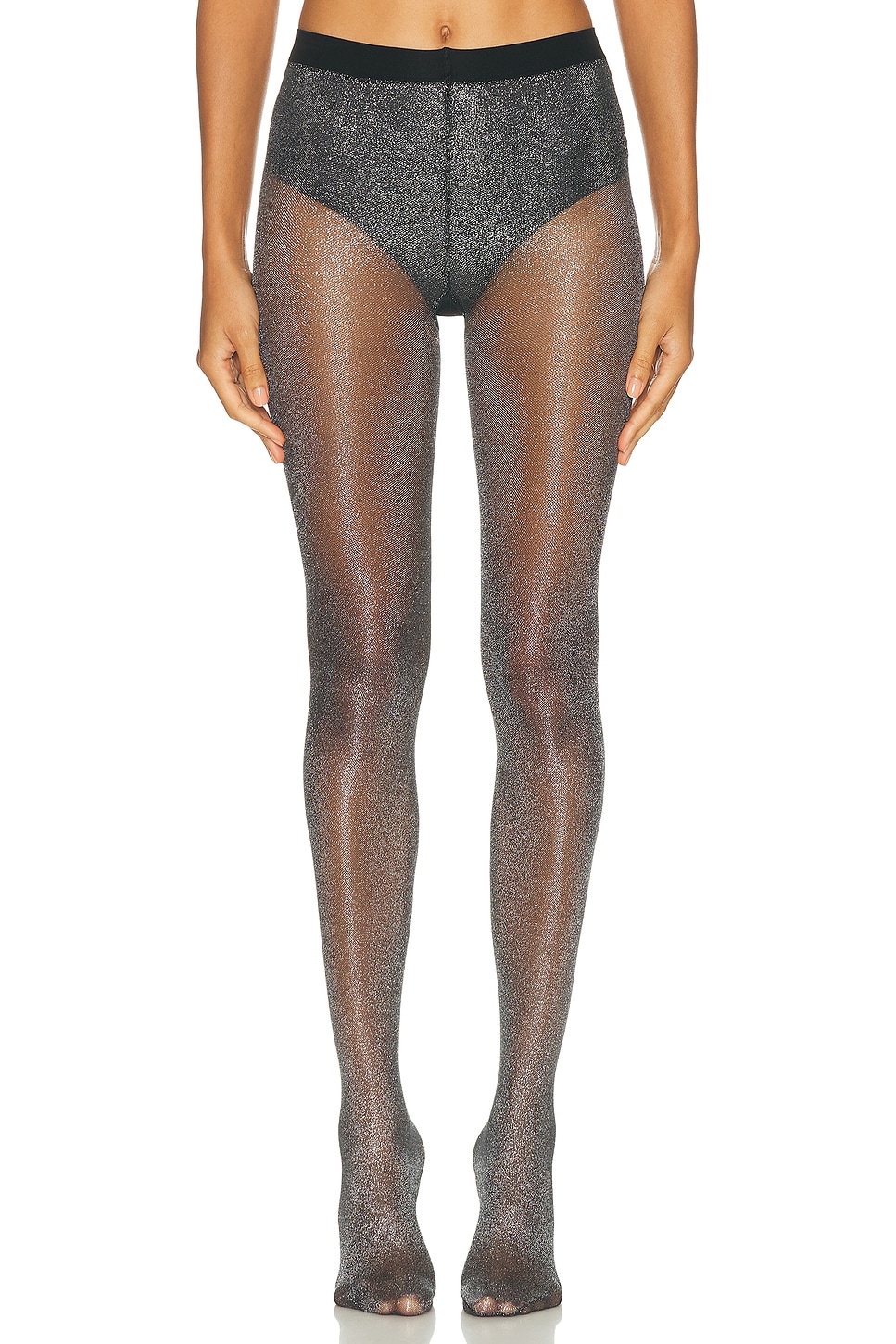 Falke Glitter Tights In Black