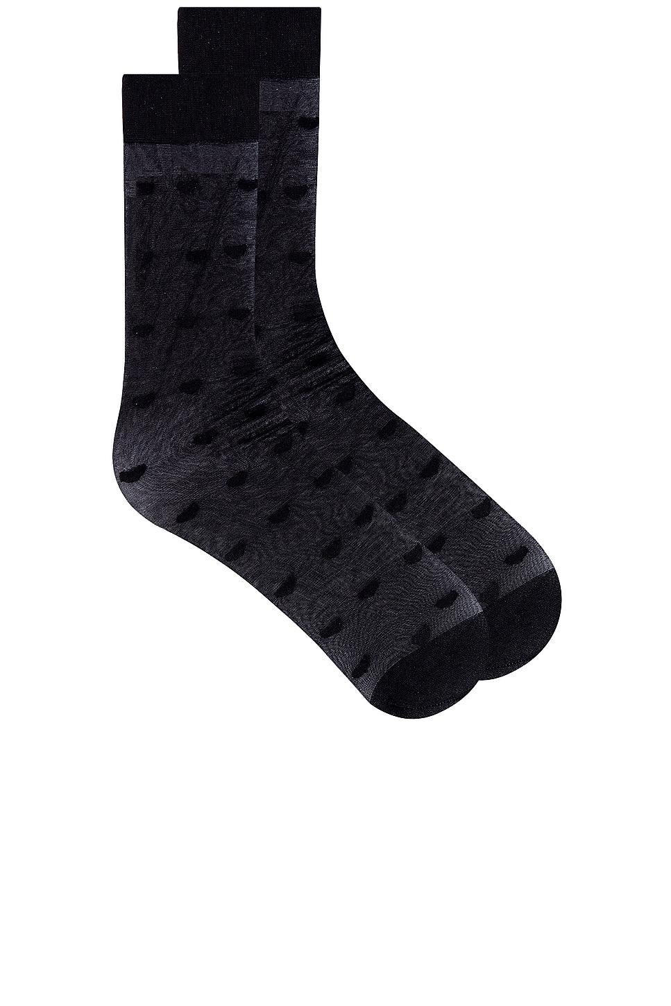 Dot Sock in Black