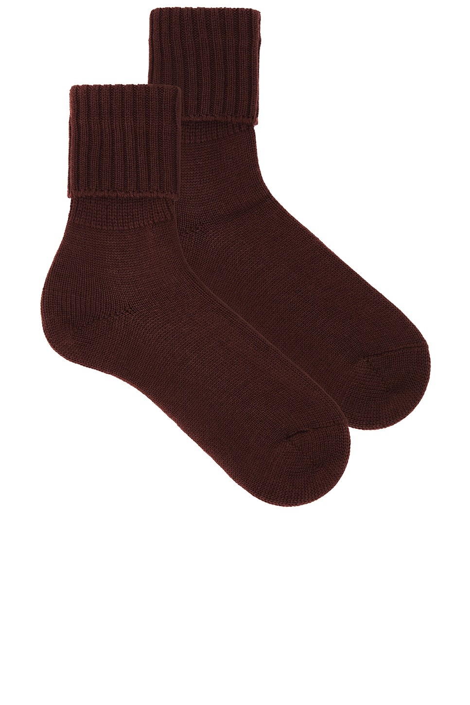 Striggings Rib Sock in Brown