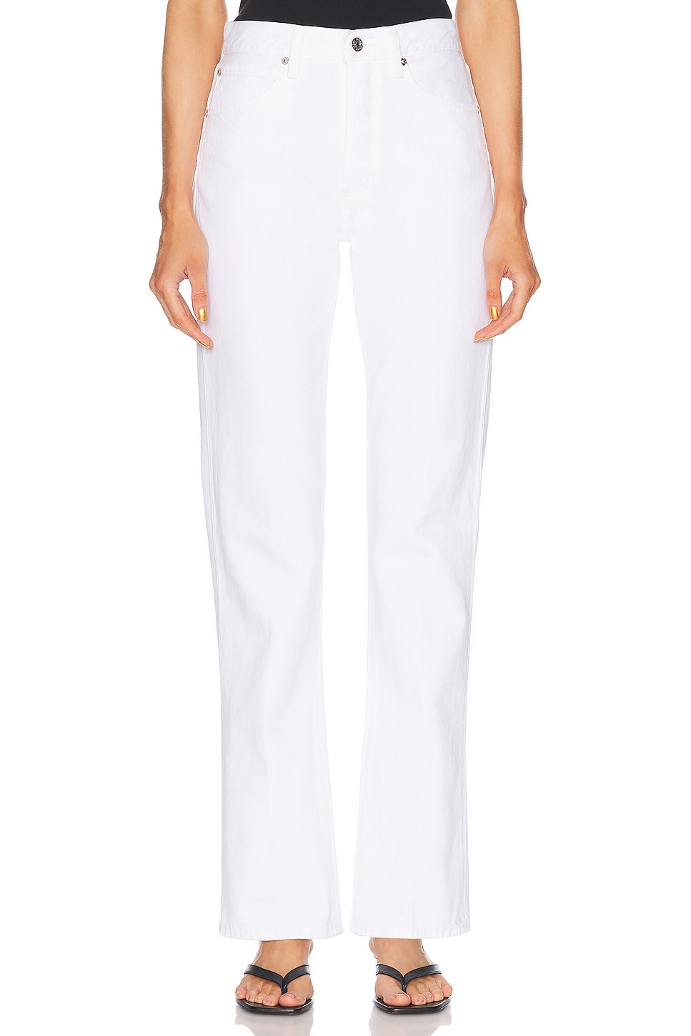 Image 1 of FRAME The Vertical in White