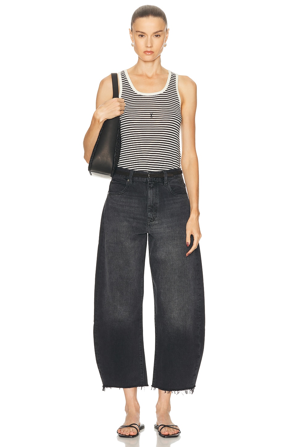FRAME Bubble Crop Jeans